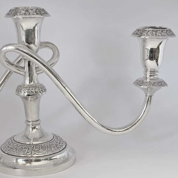 Three-Arm-Silver-Candlestick-4 Three Arm Silver Candlestick