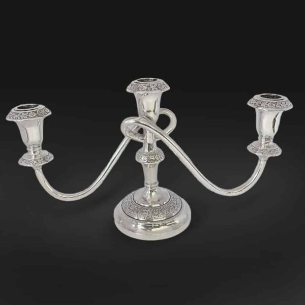 Three-Arm-Silver-Candlestick-7 Three Arm Silver Candlestick