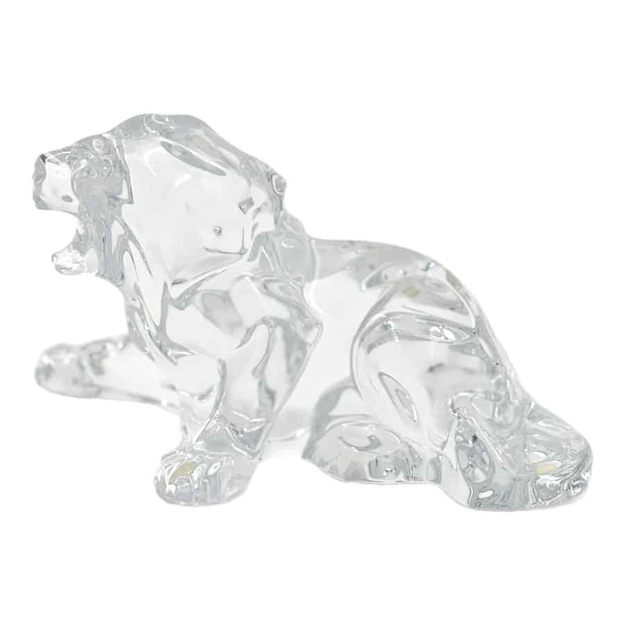 Baccarat French Crystal Lion - Clyde on 4th Antiques
