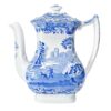 Copeland Spode Blue Italian  Coffee Pot Blue Marking