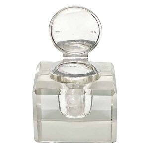 Hallmarked-silver-inkwell-Birmingham-1907 Hallmarked Silver Inkwell Birmingham 1907