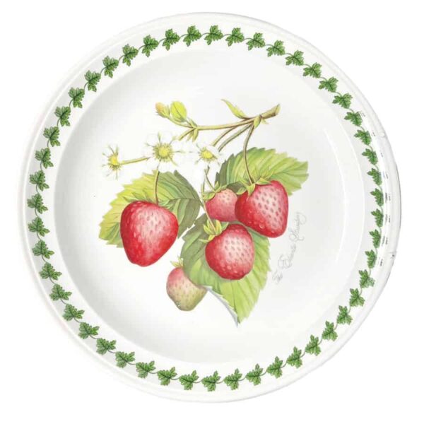 Portmeirion Strawberry Fair  Entree Plate Elsanta Strawberry