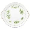 Royal Albert January Large Cake Plate Flowers Of The Month