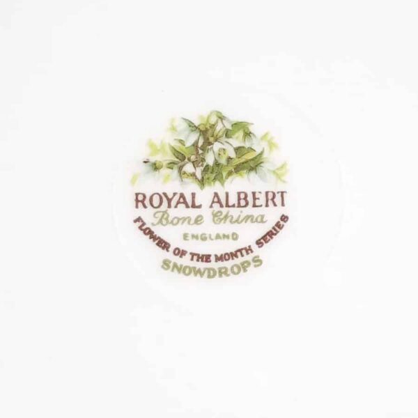 Royal Albert January Large Cake Plate Flowers Of The Month