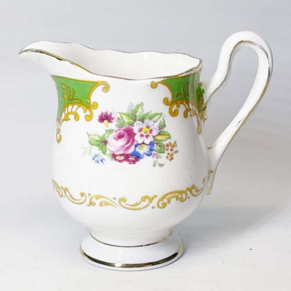 Royal Albert Albany Green Coffee Milk Jug