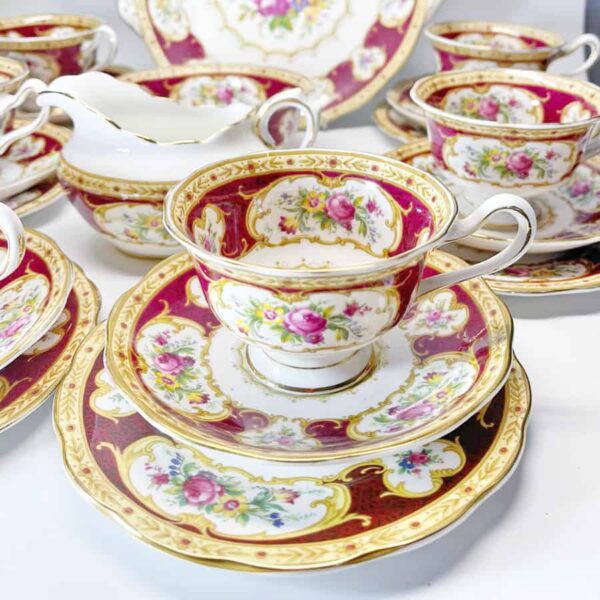Royal Albert Lady Hamilton Pattern Tea Set