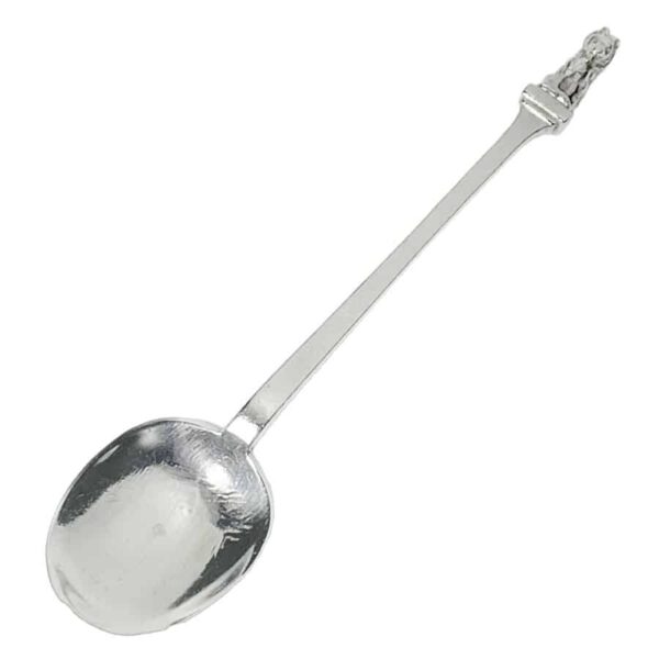 Silver-hallmarked-fox-finial-spoon-Birmingham-1932 Silver Hallmarked Fox Finial Spoon Birmingham 1932
