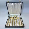Solingen Germany 24k Gold Plated 7 Piece Table Setting