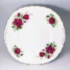 Colclough Red Tea Rose Tea Cake Plate  7981