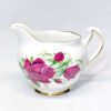 Colclough Red Tea Rose Tea Milk Jug 7981