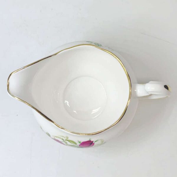 Colclough Red Tea Rose Tea Milk Jug 7981