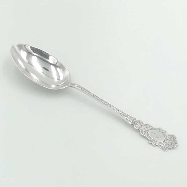 Hallmarked Silver Chased Spoon Birmingham 1891