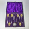 Hallmarked Silver Apostle Tea Spoons Birmingham 1894