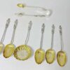 Hallmarked Silver Apostle Tea Spoons Birmingham 1894