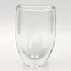 Orrefors Crystal Vase Etched Deer and Tree