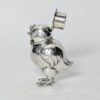 Portugeuse Silver Novelty Chicken Pepperrette C1897