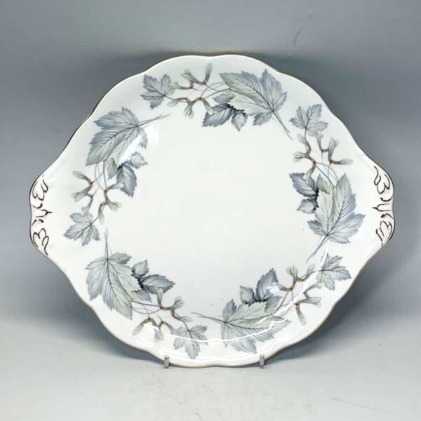 Royal Albert Silver Maple Large Cake Plate