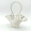 Hallmarked Silver Basket With Pierced Detail Sheffield 1905
