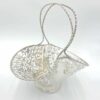 Hallmarked Silver Basket With Pierced Detail Sheffield 1905