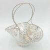 Hallmarked Silver Basket With Pierced Detail Sheffield 1905