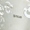 Hallmarked Silver Basket With Pierced Detail Sheffield 1905