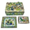 Antique-Chinese-cloisonné-enamel-smokers-companion-set Antique Chinese Cloisonné Enamel Smokers Companion Set