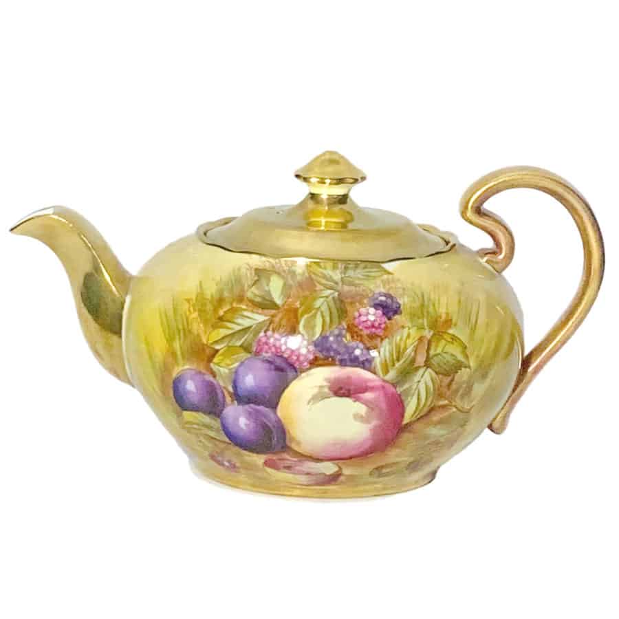 Aynsley Orchard Gold D Jones Tea Pot Clyde on 4th Antiques & Collectables