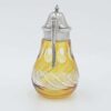 Bohemian Glass Whisky Noggin Plated Mounts