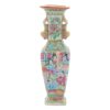 Chinese Export  Famille Rose  Four Panel Vase C1875