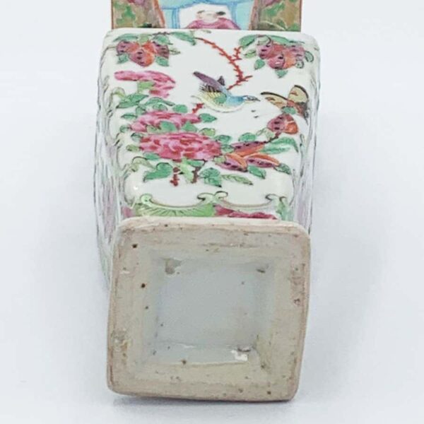 Chinese Export  Famille Rose  Four Panel Vase C1875