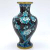 Pair-Chinese-cloisonné-vases-apple-blossom-3 Pair Chinese Cloisonné Vases Apple Blossoms