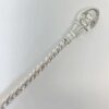 Rare 1904 Simon Groth Denmark Silver Slotted Serving Spoon
