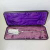 Rare 1904 Simon Groth Denmark Silver Slotted Serving Spoon