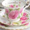 Royal Albert Flowers Of The Month November Crysthanamum Pattern Trio
