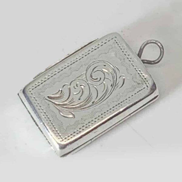 Victorian Sterling Silver Vinaigrette By Edward Smith Birmingham 1852