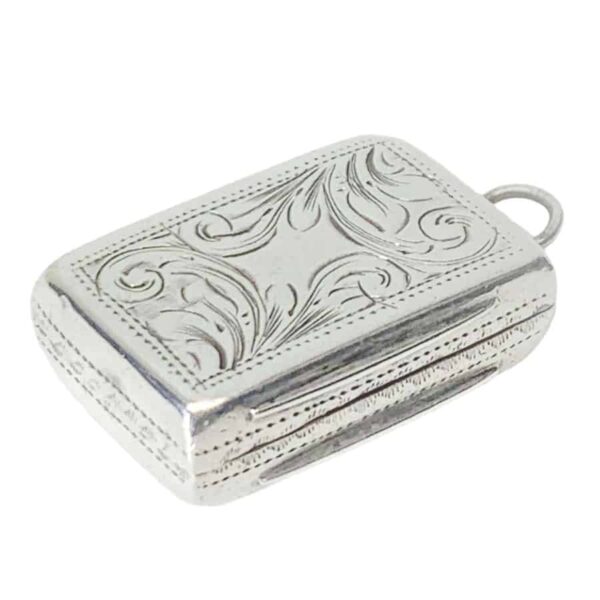Victorian Sterling Silver Vinaigrette By Edward Smith Birmingham 1852