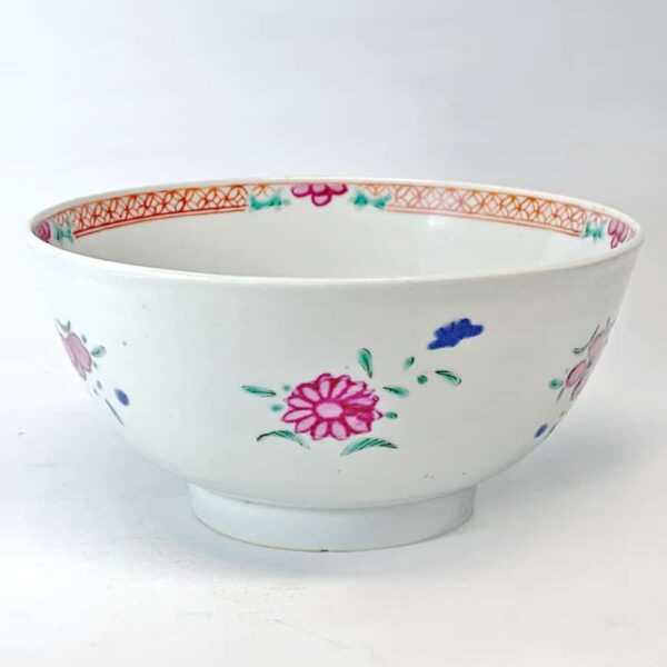 Antique-Chinese-famille-rose-bowl-c1800-jiaqing-1 Antique Chinese Famille Rose Bowl C1800 Jiaqing