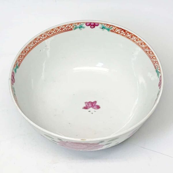 Antique-Chinese-famille-rose-bowl-c1800-jiaqing-3 Antique Chinese Famille Rose Bowl C1800 Jiaqing