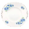 Colclough Blue Flower 8788 Cake Plate C1955