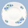 Colclough Blue Flower 8788 Cake Plate C1955