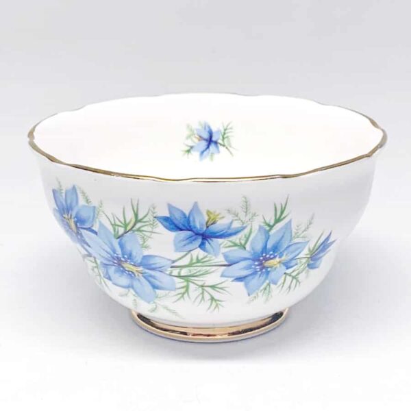 Colclough Blue Flower 8788 Sugar Bowl C1955