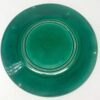 Green Majolica Grape Leaf Plate 19th