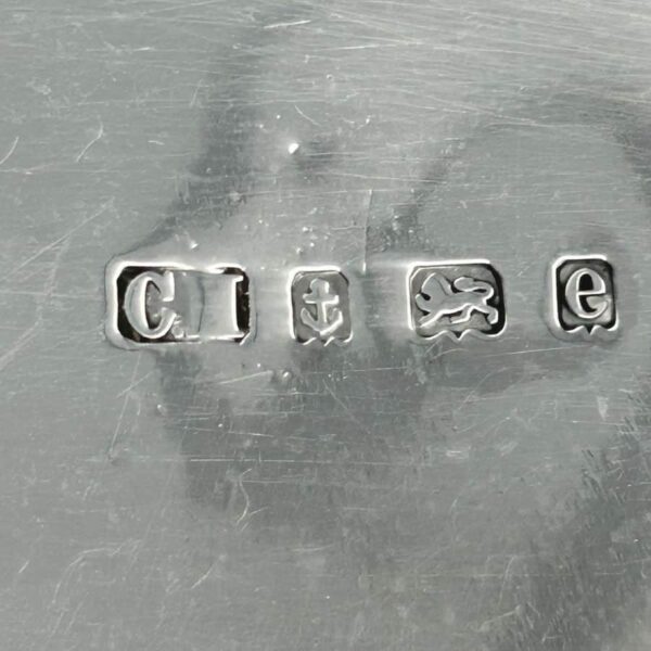 Hallmarked Silver Reynolds Angels Trinket Box Birmingham 1904