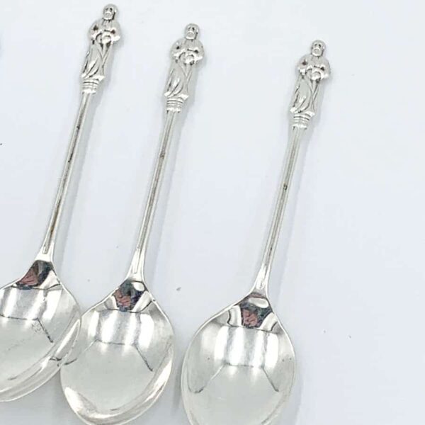 Hallmarked Silver Apostle Tea Spoons Birmingham 1923