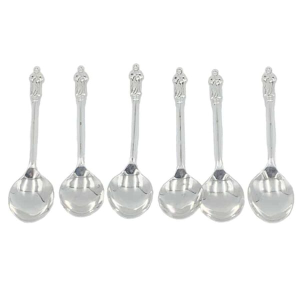 Hallmarked Silver Apostle Tea Spoons Birmingham 1923
