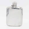 Hallmarked Silver Hip Flask Sheffield  1920