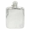 Hallmarked Silver Hip Flask Sheffield  1920