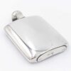 Hallmarked Silver Hip Flask Sheffield  1920