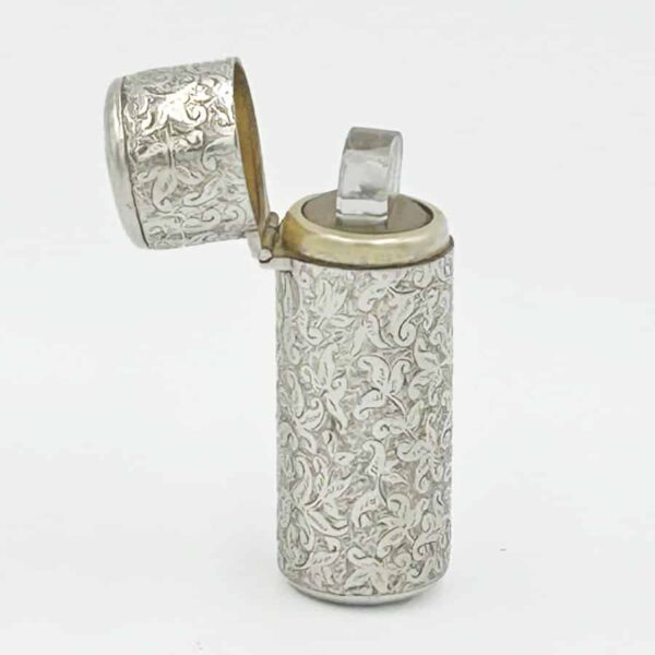 Hallmarked Silver Miniature Perfume Bottle Birmingham 1884