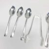 Hallmarked Silver Rat Tail Tea Spoon Set Birmingham 1924